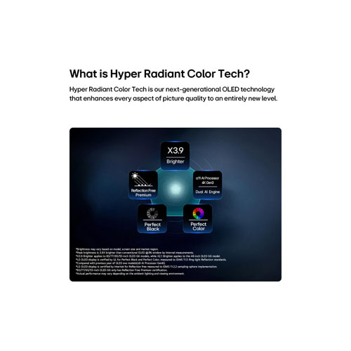 Téléviseur intelligent webOS DELO HDR UHD 4K de 65 po G6 de LG (OLED65G6SUB.ACC) - 2026