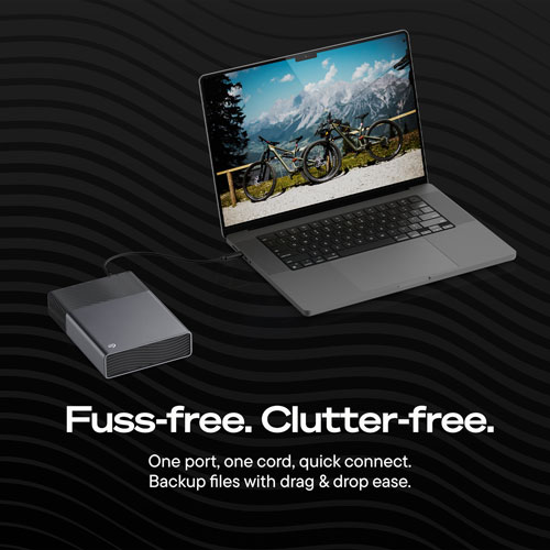 Seagate One Touch 8TB USB-C External Hard Drive (STNB8000400)