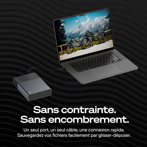 Seagate One Touch 8TB USB-C External Hard Drive (STNB8000400)