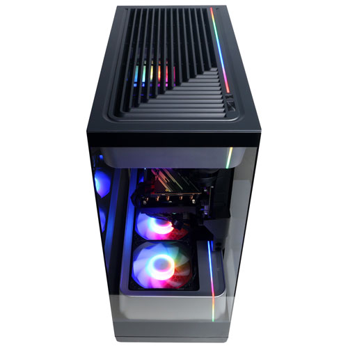 Ordinateur de jeu Gamer Master de CyberPowerPC (Ryzen 7 8700F d'AMD/RAM 16 Go/SSD 1 To/Radeon RX 7700 d'AMD/Windows 11) - Anglais