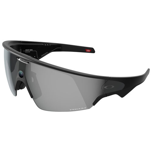 Lunettes Vanguard par Oakley | Meta avec Meta AI, audio, photo et vidéo - Noir/Verres Prizm noirs