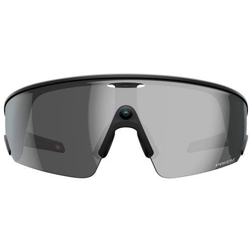 Lunettes Vanguard par Oakley | Meta avec Meta AI, audio, photo et vidéo - Noir/Verres Prizm noirs