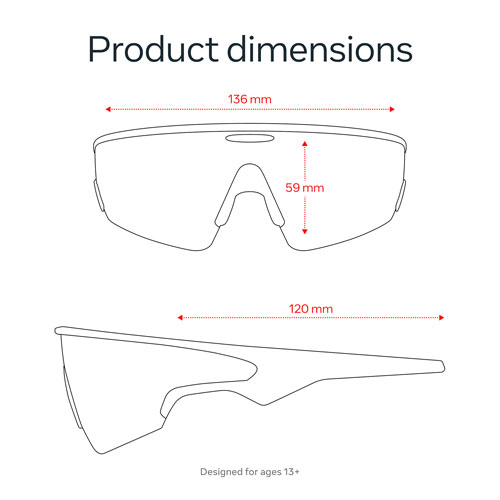 Lunettes Vanguard par Oakley | Meta avec Meta AI, audio, photo et vidéo - Noir/Verres Prizm noirs