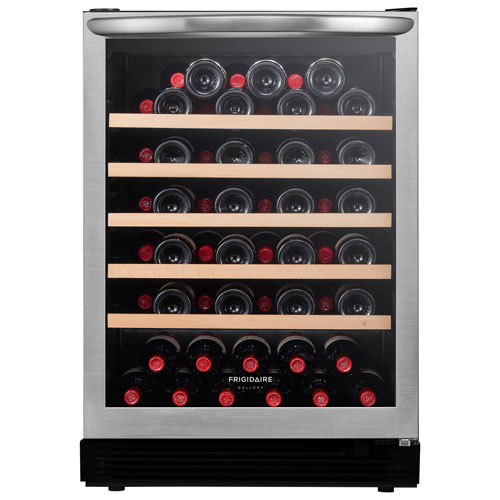 Frigidaire Gallery 57-Bottle Freestanding Wine Cooler (GRWE5726AS) - Stainless Steel 