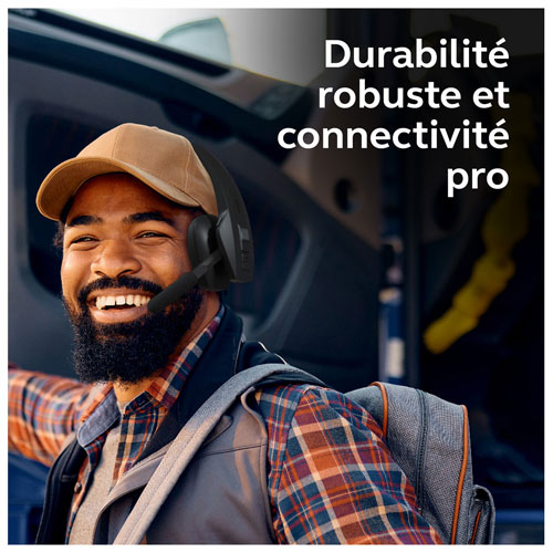 Casque sans fil Pro B450 de BlueParrott avec microphone et suppression du bruit