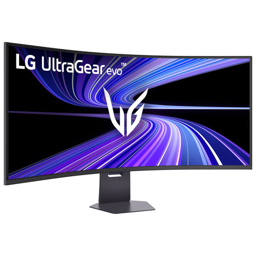 Moniteur de jeu incurvé ACL AV 5K 240 Hz GàG 1 ms G-Sync FreeSync UltraGear evo de 51,6 po de LG (52G930B) - Noir
