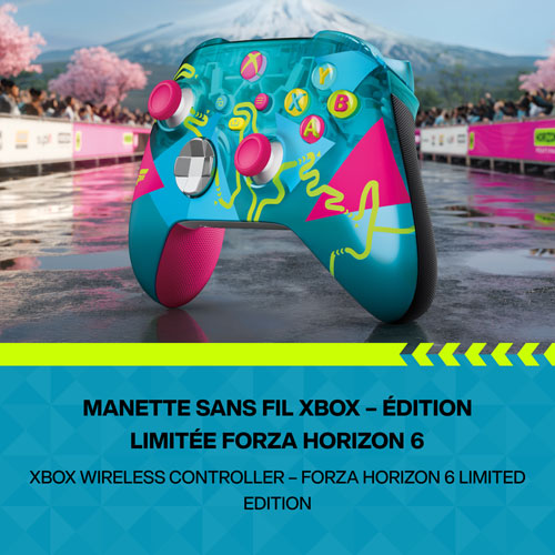 Manette de jeu sans fil pour Xbox - Édition limitée Forza Horizon 6