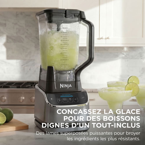 Ensemble mélangeur et robot culinaire professionnel UltraCrush de Ninja de 1 500 W (puissance de crête) et capacité de 72 oz