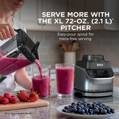 Ensemble mélangeur et robot culinaire professionnel UltraCrush de Ninja de 1 500 W (puissance de crête) et capacité de 72 oz