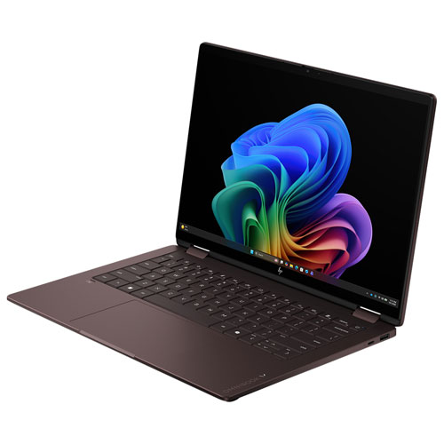 HP OmniBook X 14" Touchscreen 2-in-1 Laptop - Deep Espresso Aluminum (AMD Ryzen Ai7 450 (Zen 5c)/32GB RAM/1TB SSD/Windows 11 Home)