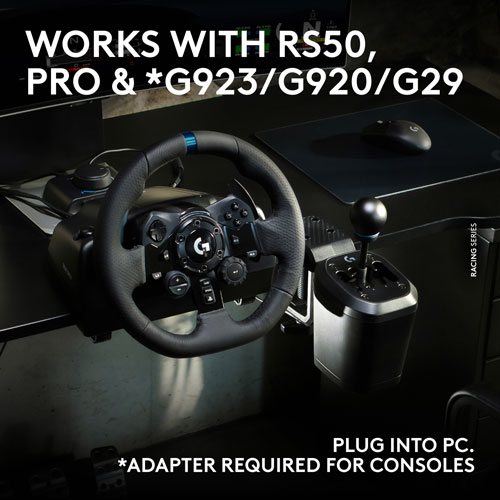 Levier de vitesses pour simulation de course RS H de Logitech pour base de volant PRO/RS50