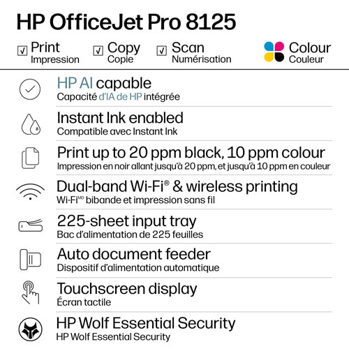 HP OfficeJet Pro 8125