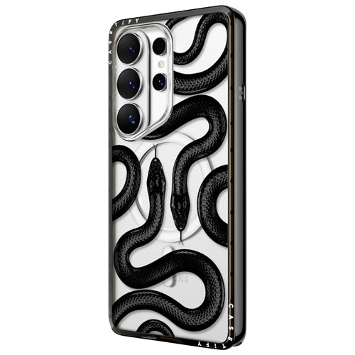 Étui rigide ajusté compact avec aimant de Casetify pour Galaxy S26 Ultra - Serpent