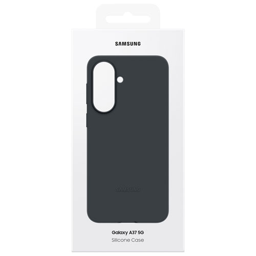 Étui souple ajusté en silicone de Samsung pour Galaxy A37 - Noir