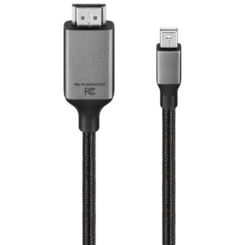 Insignia 1.83m (6 ft.) Mini DisplayPort to 4K Ultra HD HDMI Cable - Only at Best Buy
