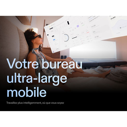 Xreal One Pro Glasses with AI, Photo, Video, Audio - Large - Black