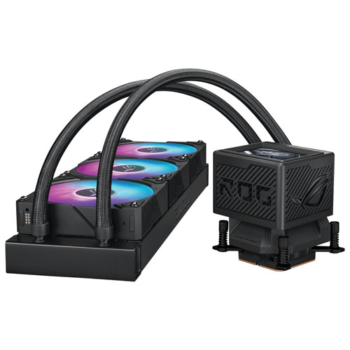 Ventilateur de refroidissement de processeur ROG Ryujin III 360 ARGB Extreme de 360 mm d'ASUS - Noir