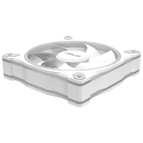 ASUS Prime MR120 ARGB 120mm CPU Cooling Fan - White - 3 Pack