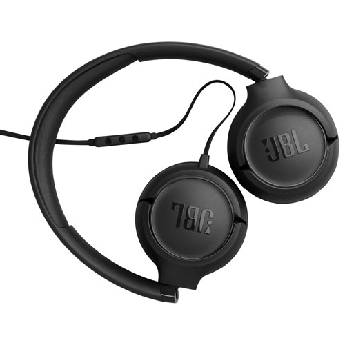 Casque d'écoute supra-auriculaire avec fil USB-C Tune 530C de JBL - Noir