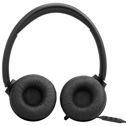 Casque d'écoute supra-auriculaire avec fil USB-C Tune 530C de JBL - Noir