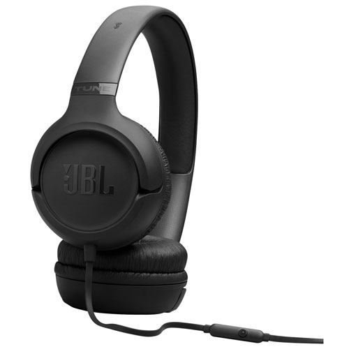 Casque d'écoute supra-auriculaire avec fil Tune 530 de JBL - Noir