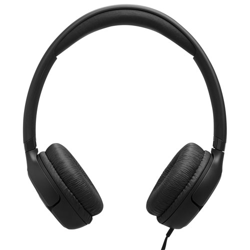 JBL Tune 530 On-Ear Wired Headphones - Black
