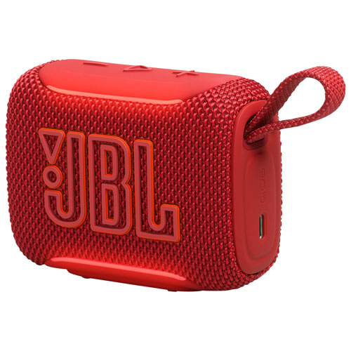 Haut-parleur sans fil Bluetooth étanche GO 5 de JBL - Rouge