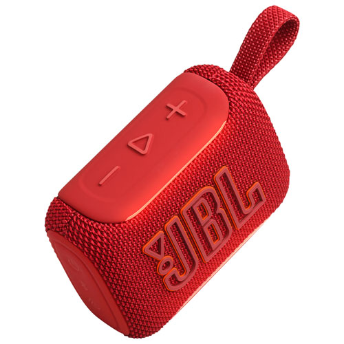 Haut-parleur sans fil Bluetooth étanche GO 5 de JBL - Rouge