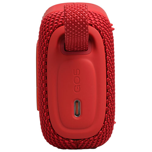 Haut-parleur sans fil Bluetooth étanche GO 5 de JBL - Rouge