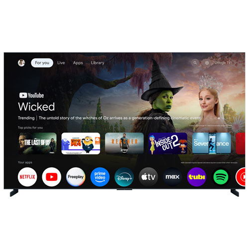 Téléviseur Google mini-DEL RVB HDR UHD 4K de 98 po série RM9L de TCL (98RM9L) - 2026