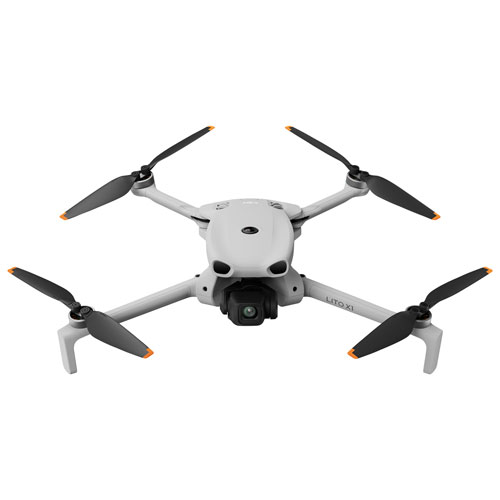 Ensemble de drone Lito X1 Fly More Combo de DJI (version mise à jour du Mini 3) avec caméra 4K, télécommande RC-N3, <249 g, Détection d'obstacles