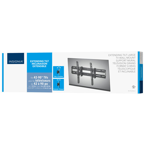 Support extensible inclinable d'Insignia pour téléviseur de 42 à 90 po - Exclusivité Best Buy