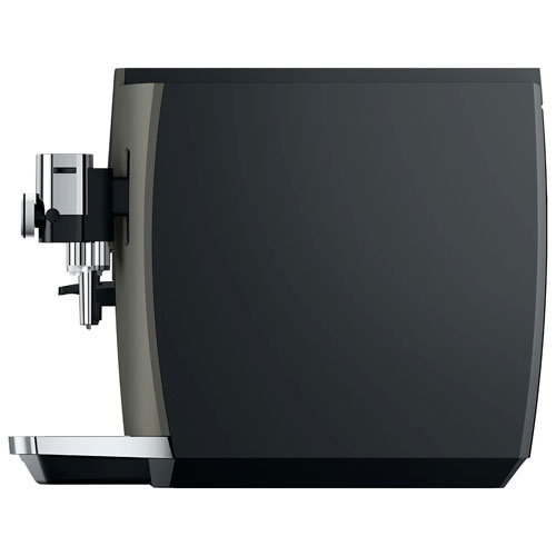 Machine à espresso automatique S8 de Jura avec mousseur - Acier inoxydable foncé