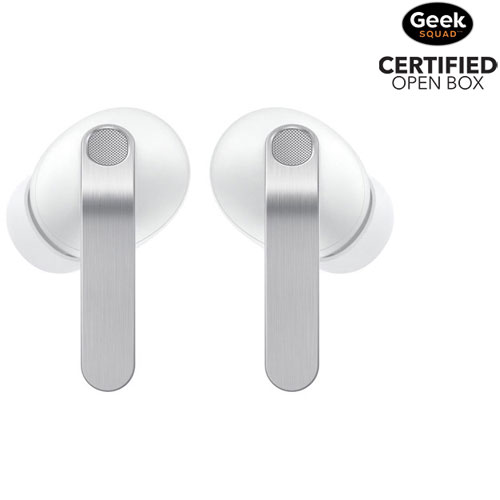 Boîte ouverte - Écouteurs boutons 100 % sans fil à suppression du bruit Galaxy Buds4 Pro de Samsung - Blanc