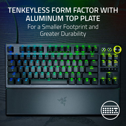 Razer Huntsman V3 Pro 8KHz Mechanical Analog Optical Switches TKL Esports Gaming Keyboard