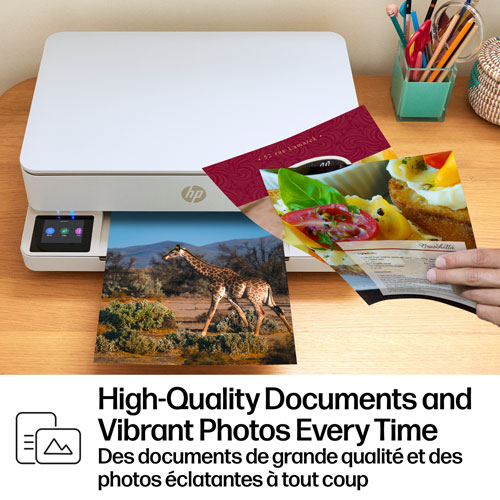 Imprimante à jet d'encre tout-en-un Envy 6155 de HP - Essai gratuit de 3 mois Instant Ink de HP inclus*