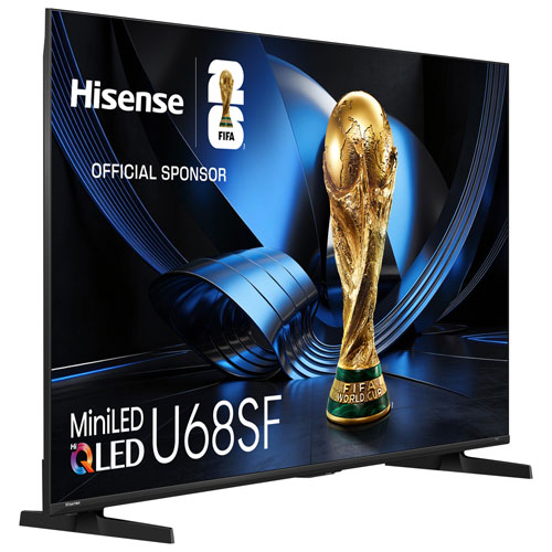 Téléviseur intelligent Fire TV QLED mini-DEL HDR UHD 4K de 65 po QD8SF de Hisense (65U68SF) - 2026