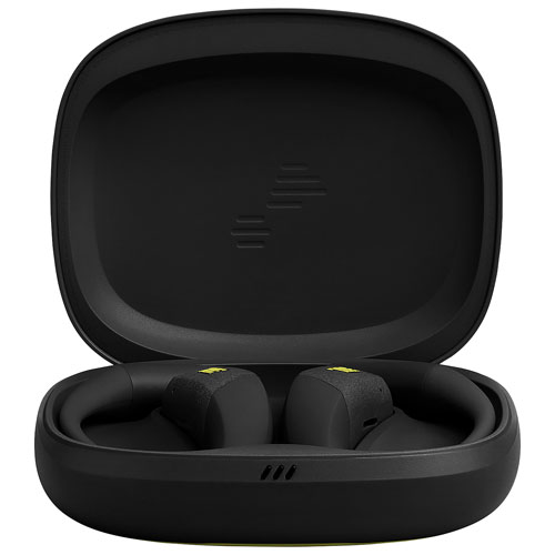 JBL Endurance Zone Open Ear hooks True Wireless Earbuds - Black/Lime