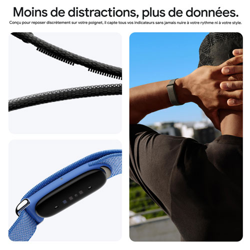 Moniteur de mise en forme et de fréquence cardiaque sans écran Fitbit Air de Google - Lavande - Exclusivité Best Buy