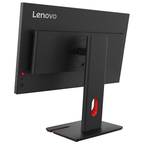 Moniteur DEL IPS HD intégrale 120 Hz 24 po ThinkVision T24-40 de Lenovo avec temps de réponse de 6 ms gris à gris (64A4MATXUZ) - Noir éclipse