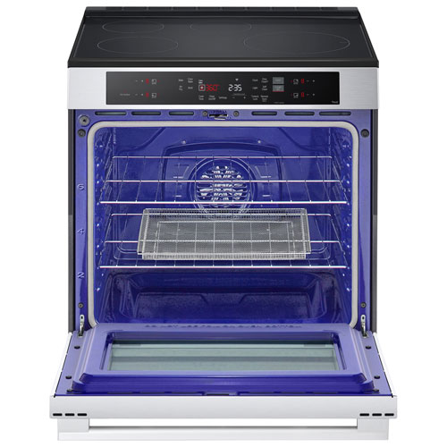 Cuisinière électrique encastrable avec convection véritable et friture à air chaud 6,3 pi³ 30 po de LG (LSIL6332XE) - Acier inoxydable