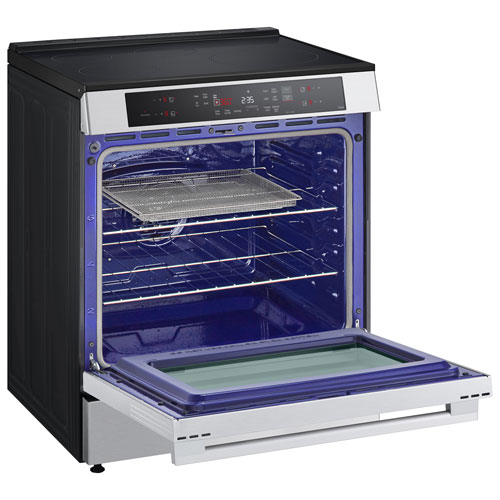 Cuisinière électrique encastrable avec convection véritable et friture à air chaud 6,3 pi³ 30 po de LG (LSIL6332XE) - Acier inoxydable