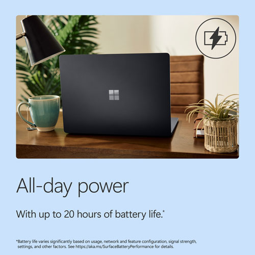 Portable à écran tactile Microsoft Surface de 13,8 po, PC Copilot+ (Snapdragon X2 Elite/16 Go RAM/512 Go SSD) - 2026 - Noir - Anglais