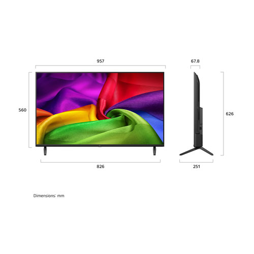 Téléviseur intelligent webOS HDR DEL UHD 4K de 43 po NU700 de LG (43NU700BPUC.ACCQ) - 2026