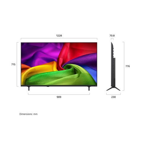 Téléviseur intelligent webOS HDR DEL UHD 4K de 55 po NU700 de LG (55NU700BPUA.ACC) - 2026