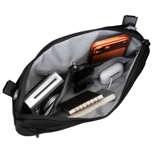 Mallette pour portable 3-en-1 de 14 po Work+ de Targus avec organiseur à bandoulière - Noir