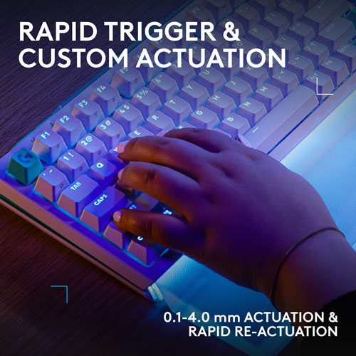 Logitech G G512 X 75 Backlit Linear Mechanical DUAL SWAP TMR Analog 75% Gaming Keyboard