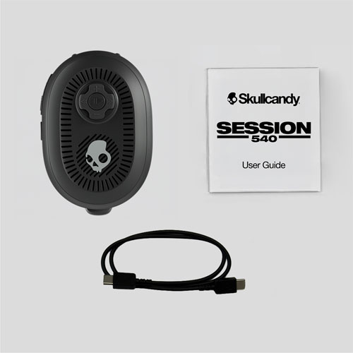 Haut-parleur sans fil Bluetooth à l'épreuve des éclaboussures Session 540 de Skullcandy - Noir