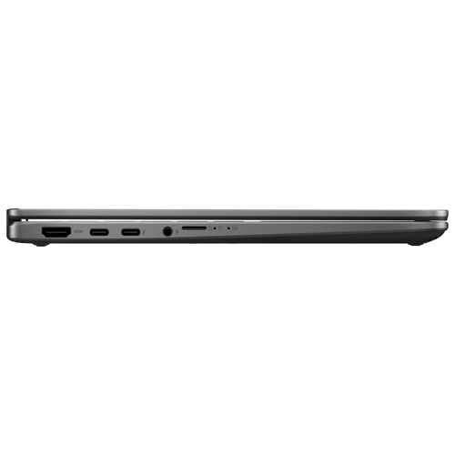 Portable 2-en-1 à écran tactile de 14 po Vivobook 14 Flip Copilot+ d'ASUS - Core Ultra 7 355 d'Intel - Mémoire vive LPDDR5X de 16 Go - Disque SSD de 512 Go - Windows 11 - Gris mat