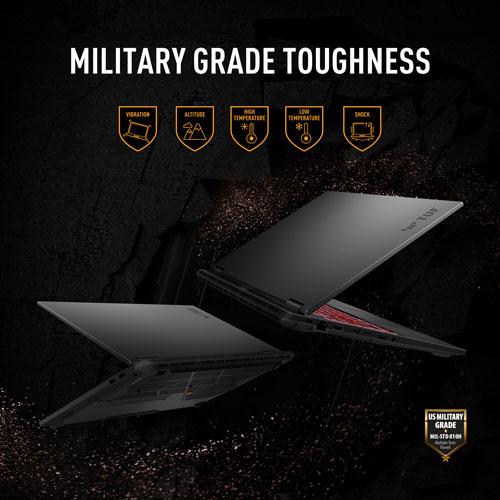 Portable de jeu de 16 po TUF Gaming A16 d'ASUS - Gris Jaeger (Ryzen 9 8940HX d'AMD/RAM 16 Go/SSD 512 Go/GeForce RTX 5060/Win11)
